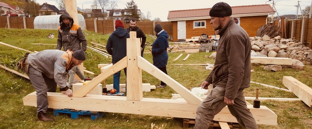 1-6 июля 2019. Мастер-класс по тимбер-фрейму в гостях у «Рубанков»